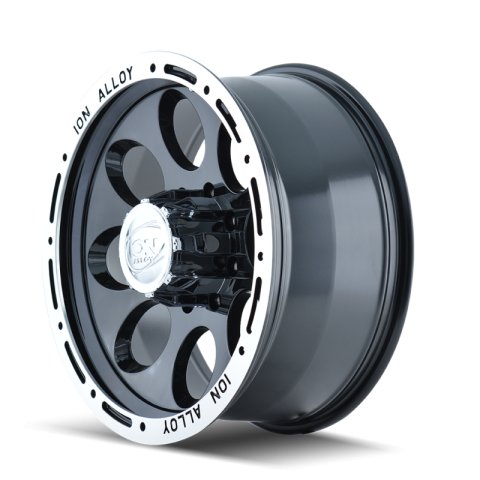 ION Type 174 16x10 / 8x165.1 BP / -38mm Offset / 130.8mm Hub Black/Machined Wheel thumbnail 2
