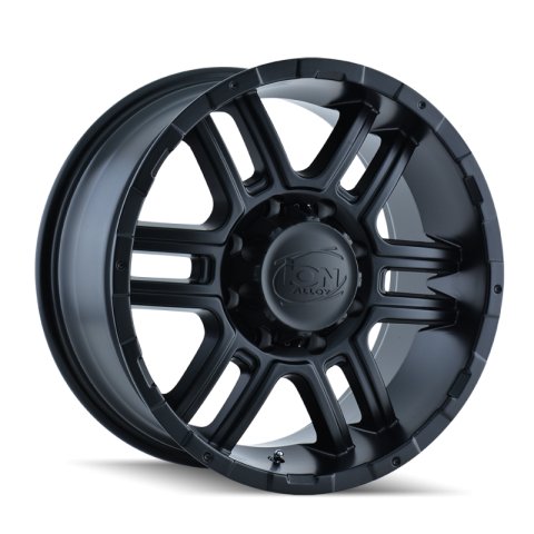 ION Type 179 16x8 / 8x165.1 BP / 10mm Offset / 130.8mm Hub Matte Black Wheel thumbnail 4