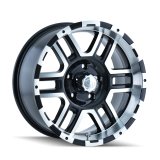 ION Type 179 17x8 / 5x135 BP / 10mm Offset / 87mm Hub Black/Machined Wheel thumbnail 3