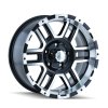 ION Type 179 17x8 / 6x139.7 BP / 10mm Offset / 106mm Hub Black/Machined Wheel thumbnail 5