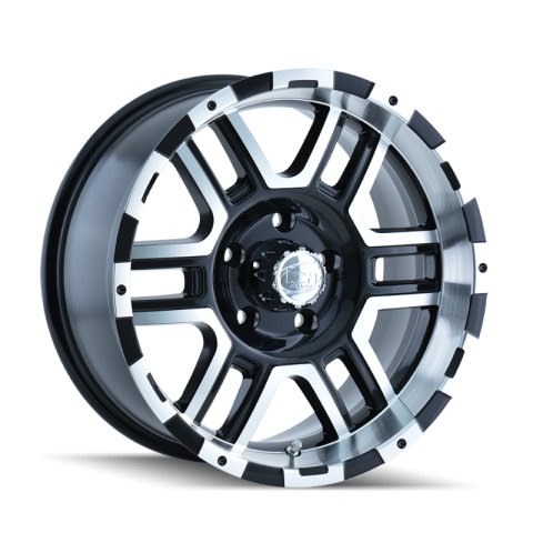 ION Type 179 17x9 / 8x165.1 BP / 0mm Offset / 130.8mm Hub Black/Machined Wheel thumbnail 3