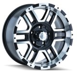 ION Type 179 18x9 / 8x165.1 BP / 12mm Offset / 130.8mm Hub Black/Machined Wheel thumbnail 4