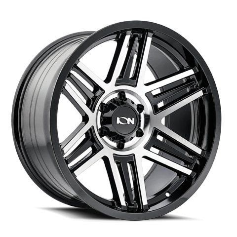 ION Type 147 17x9 / 6x135 BP / 0mm Offset / 87mm Hub Black/Machined Wheel