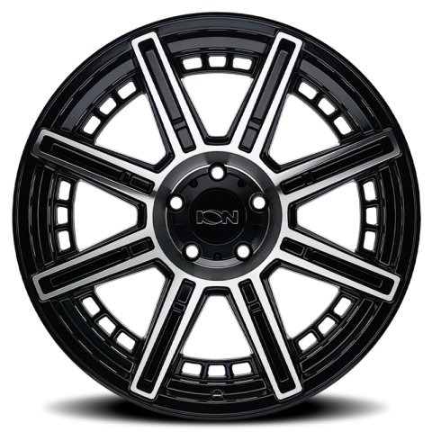 ION Type 149 20x10 / 5x127 BP / -24mm Offset / 78.1mm Hub Black/Machined Wheel thumbnail 3