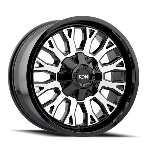 ION Type 152 20x9 / 8x180 BP / 0mm Offset / 124.1mm Hub Black/Machined Wheel thumbnail 1