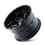ION 141 20x10 / 8x165.1 BP / -19mm Offset / 130.8mm Hub Gloss Black Milled Wheel thumbnail 2