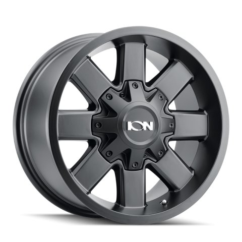 ION 141 20x9 / 8x165.1 BP / 18mm Offset / 125.2mm Hub Satin Black Wheel thumbnail 2