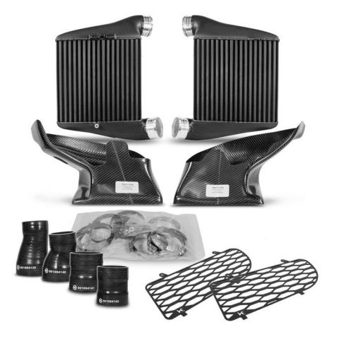 Wagner Tuning Audi A4/RS4 B5 Competition EVO2 Intercooler Kit w/Carbon Air Shroud thumbnail 1