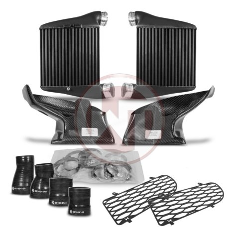 Wagner Tuning Audi A4/RS4 B5 Competition EVO2 Intercooler Kit w/Carbon Air Shroud thumbnail 2