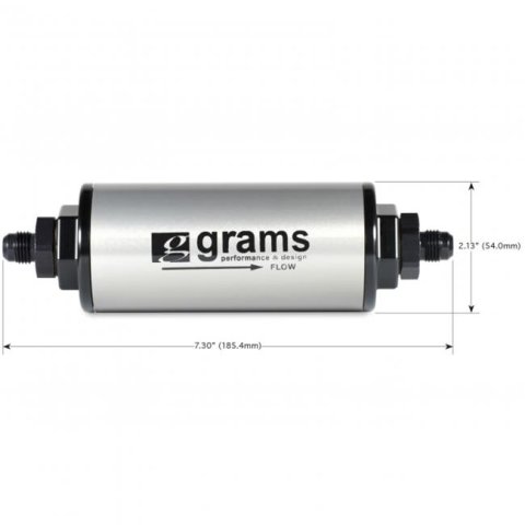Grams Performance 20 Micron -10AN Fuel Filter thumbnail 1