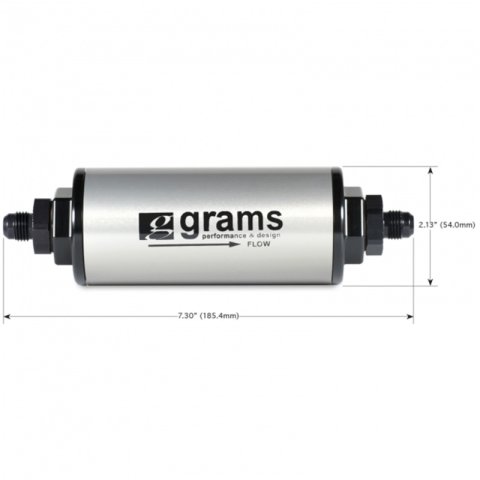 Grams Performance 20 Micron -10AN Fuel Filter thumbnail 7