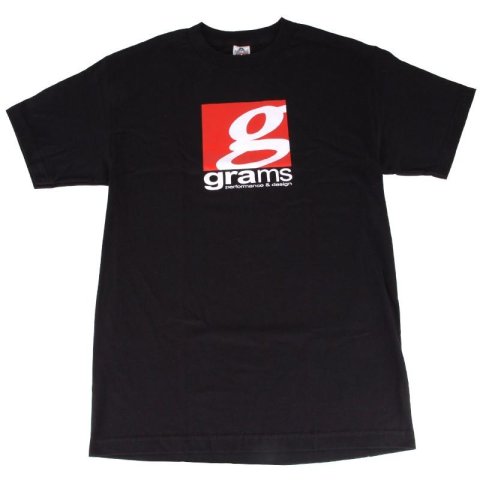 Grams Performance and Design Logo Black T-Shirt - M thumbnail 5