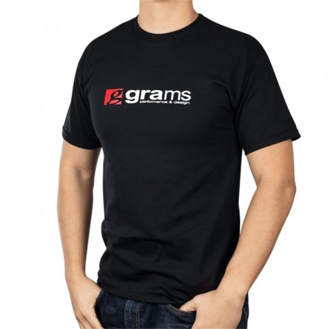Grams Performance and Design Logo Black T-Shirt - L thumbnail 3