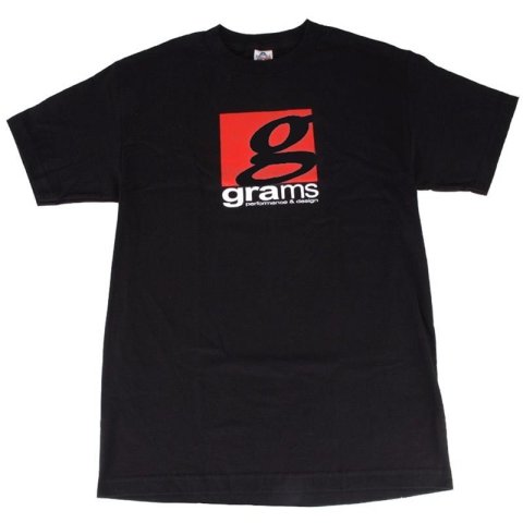 Grams Performance and Design Logo Black T-Shirt - XL thumbnail 3