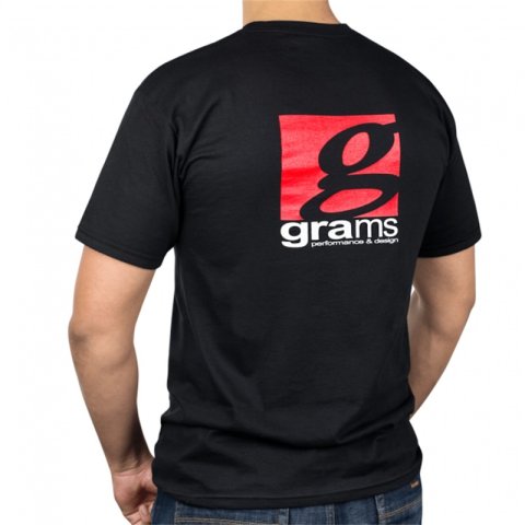 Grams Performance and Design Logo Black T-Shirt - XL thumbnail 4