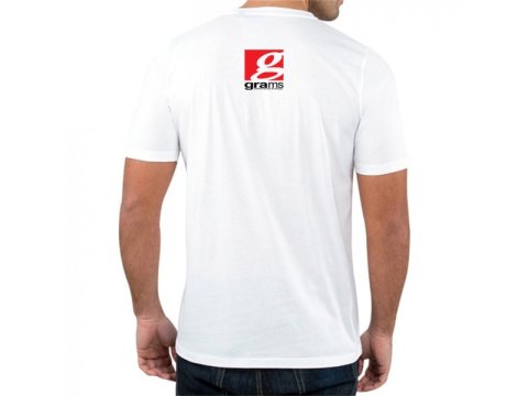 Grams Performance and Design Logo White T-Shirt - M thumbnail 4