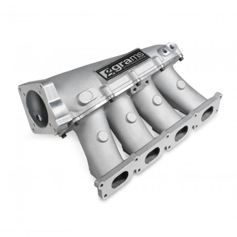 Grams Performance VW MK4 Small Port Intake Manifold - Raw Aluminum thumbnail 1