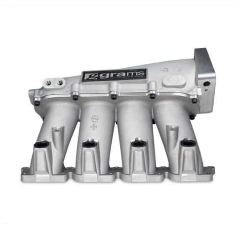 Grams Performance VW MK4 Small Port Intake Manifold - Raw Aluminum thumbnail 2