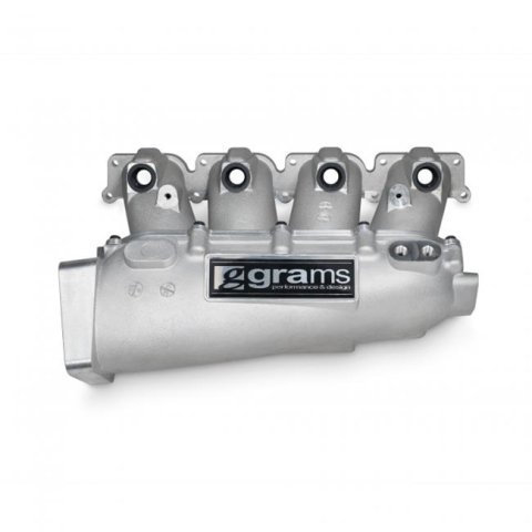 Grams Performance VW MK4 Small Port Intake Manifold - Raw Aluminum thumbnail 4