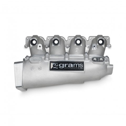 Grams Performance VW MK4 Small Port Intake Manifold - Raw Aluminum thumbnail 9