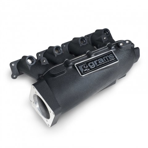 Grams Performance VW MK4 Small Port Intake Manifold - Black thumbnail 1