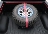 N-Fab Bed Mounted Rapid Tire Strap Universal - Gloss Black - Red Strap thumbnail 8