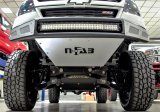 N-Fab M-RDS Front Bumper 15-17 Chevy Colorado - Tex. Black w/Silver Skid Plate thumbnail 2