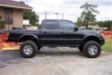 N-Fab Nerf Step 01-04 Toyota Tacoma Double Cab 5ft Bed - Gloss Black - W2W - 3in thumbnail 2