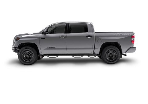 N-Fab Nerf Step 02-08 Dodge Ram 1500/2500/3500 Quad Cab 6.4ft Bed - Gloss Black - Bed Access - 3in thumbnail 4