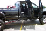 N-Fab Nerf Step 02-08 Dodge Ram 1500/2500/3500 Quad Cab 8ft Bed - Gloss Black - Bed Access - 3in thumbnail 4