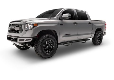 N-Fab Nerf Step 15-17 GMC - Chevy Canyon/Colorado Crew Cab 5ft Bed - Gloss Black - W2W - 3in thumbnail 8