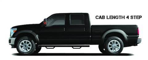 N-Fab Nerf Step 2017 Ford F-250/350 Super Duty Crew Cab - Tex. Black - Cab Length - 3in thumbnail 6