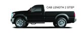 N-Fab Nerf Step 99-16 Ford F-250/350 Super Duty Regular Cab - Tex. Black - Cab Length - 3in thumbnail 8