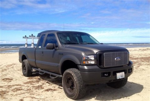 N-Fab Nerf Step 99-16 Ford F-250/350 Super Duty SuperCab 8ft Bed - Gloss Black - Bed Access - 3in thumbnail 1
