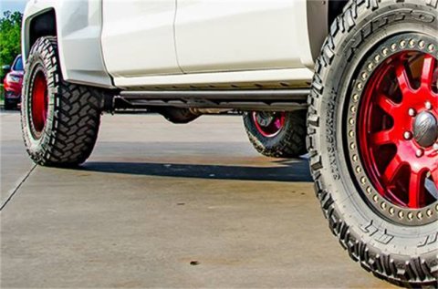 N-Fab RKR Rails 15-17 GMC - Chevy Canyon/Colorado Crew Cab - Tex. Black - 1.75in thumbnail 1