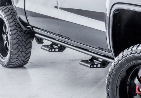 N-Fab RKR Rails 15-17 GMC - Chevy Canyon/Colorado Crew Cab - Tex. Black - 1.75in thumbnail 6