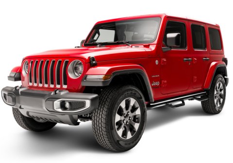 N-Fab Nerf Step 2018 Jeep Wrangler JL SUV 4 Door- Gloss Black - W2W - 3in thumbnail 3