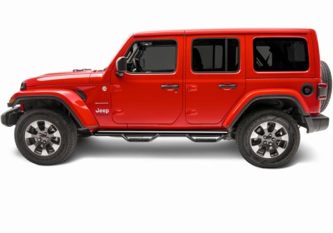 N-Fab Nerf Step 2018 Jeep Wrangler JL SUV 4 Door- Gloss Black - W2W - 3in thumbnail 5