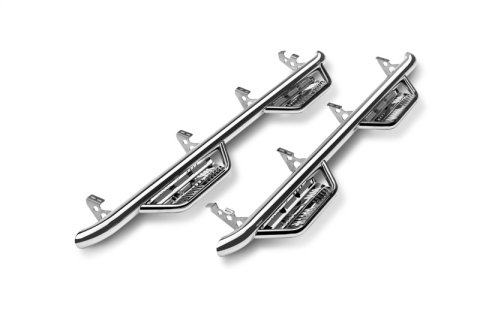 N-Fab Podium SS 15-16 Chevy/GMC 2500/3500 Crew Cab All Beds - Polished Stainless - 3in thumbnail 4