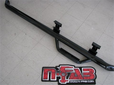 N-Fab Nerf Step 17-18 Ford F-250/F-350 Regular Cab - Tex. Black - Cab Length - 3in thumbnail 1