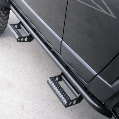 N-Fab RKR Step System 07-17 Jeep Wrangler JK 2 Door All - Tex. Black - 1.75in thumbnail 1