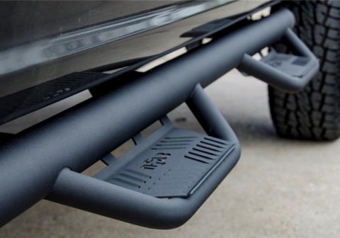 N-Fab Podium LG 99-16 Ford F-250/F-350 Superduty Super Cab - Tex Black - Cab Length - 3in thumbnail 2