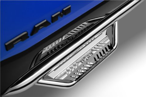 N-Fab Podium SS 19-20 Dodge RAM 1500 Crew Cab - Cab Length - Polished Stainless - 3in thumbnail 1
