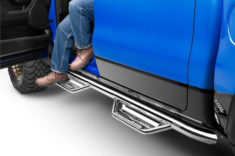 N-Fab Podium SS 19-20 Dodge RAM 1500 Crew Cab - Cab Length - Polished Stainless - 3in thumbnail 2