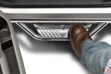 N-Fab Podium SS 2019 Jeep Wrangler JT 4DR Truck - Full Length - Polished Stainless - 3in thumbnail 9