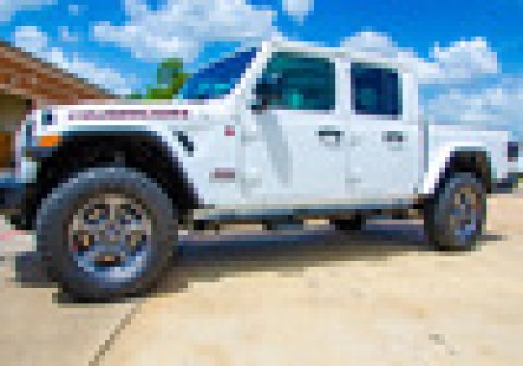 N-Fab RKR Step System 2019 Jeep Wrangler JT 4 Door Truck Full Length - Tex. Black - 1.75in thumbnail 4