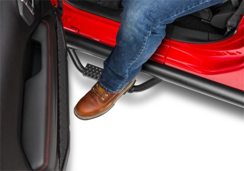 N-Fab Nerf Step 2019 Jeep Wrangler JT 4DR Truck Full Length - Tex. Black - 3in thumbnail 8