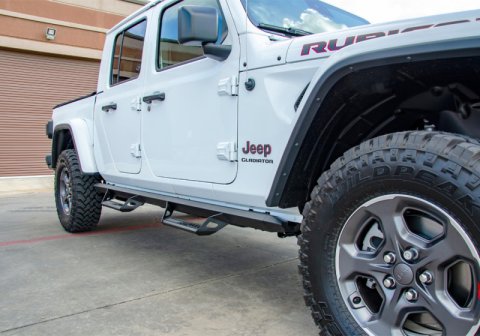 N-Fab Predator Pro Step System 2019 Jeep Wrangler JT 4DR Truck Full Length - Tex. Black thumbnail 5