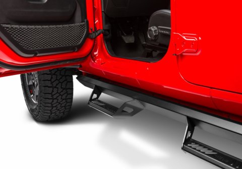 N-Fab Predator Pro Step System 2019 Jeep Wrangler JT 4DR Truck Full Length - Tex. Black thumbnail 6