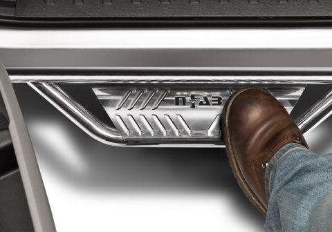 N-Fab Podium SS 2019 Dodge RAM 2500/3500 Crew Cab All Beds Gas/Diesel - Polished Stainless - 3in thumbnail 4
